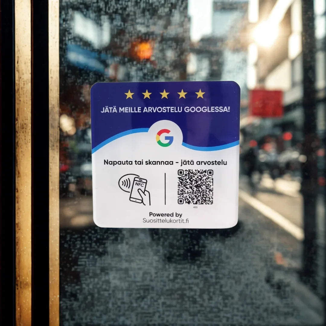 Google-arvosteluplakaatti