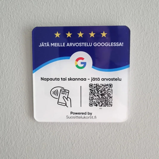 Google-arvosteluplakaatti