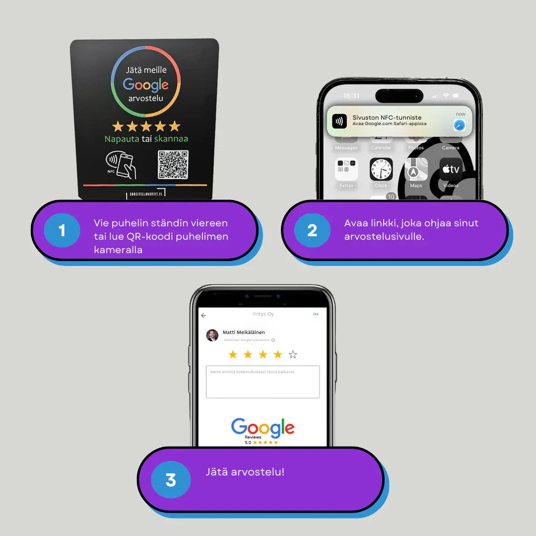 Google-Arvostelukyltti