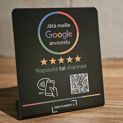 Google-Arvostelukyltti