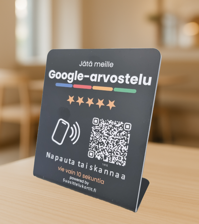 Google-Arvostelukyltti