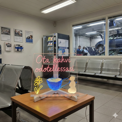 ValoFrame LED kyltti - Mini (15 x 15 cm)