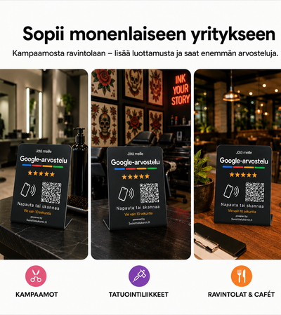 Google-Arvostelukyltti