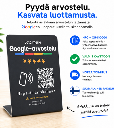 Google-Arvostelukyltti